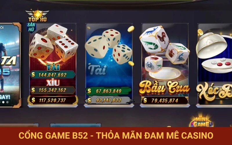 Cổng game B52 đỉnh cao cá cược Việt